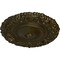 Ekena Millwork Marseille Ceiling Medallion (Fits Canopies up to 7 3/8"), Hand-Painted Green Gold, 21"OD x 2"P CM21MAGGS - alternate 4